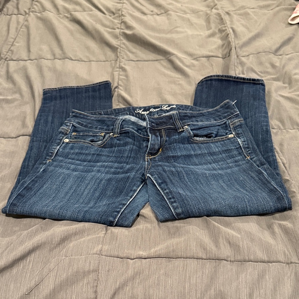 American Eagle Outfitters Dark Blue Skinny Jeans